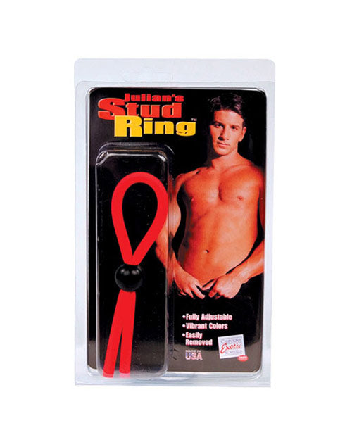 Julian's Adjustable Silicone Stud Ring Product Image.