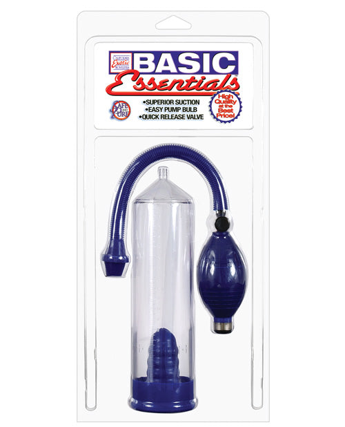 Basic Essentials Blue Pump: Ultimate Pleasure & Quality - featured product image.