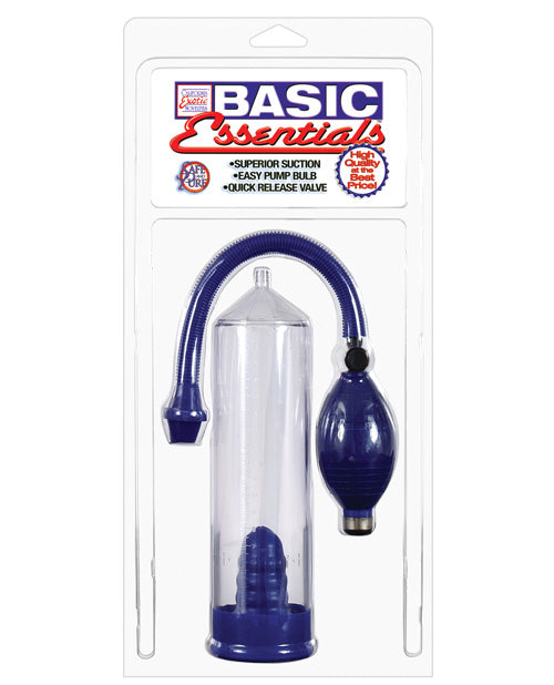 Basic Essentials Blue Pump: Your Invitation to Intense Pleasure Product Image.