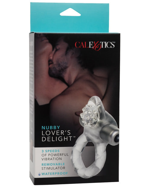 Lover's Delight Nubby Clear - Ultimate Couple's Enhancer - featured product image.