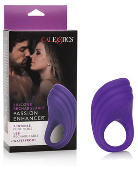 CalExotics 紫色矽膠可充電激情增強劑 - Featured Product Image