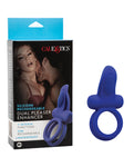 Ultimate Pleasure Silicone Dual Pleaser Enhancer - Azul