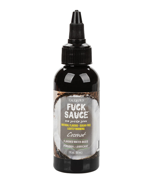 Fuck Sauce Coconut Flavored Water-Based Lubricant - 2 oz Product Image.