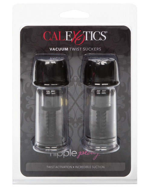 CalExotics Nipple Play Vacuum Twist Suckers: Customisable Sensation Product Image.