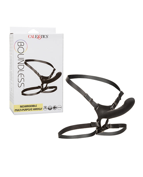 Shop for the Boundless 10-Function Rechargeable Pleasure Harness at My Ruby Lips