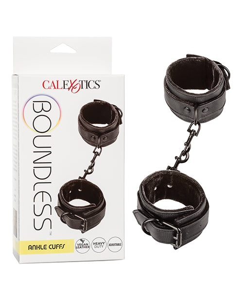 Boundless Black Ankle Cuffs: Elevate Intimacy - featured product image.