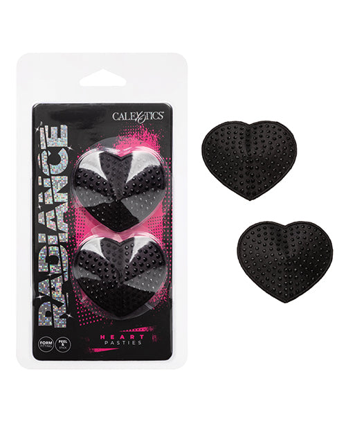 Empanadas de gemas negras con corazón radiante Product Image.