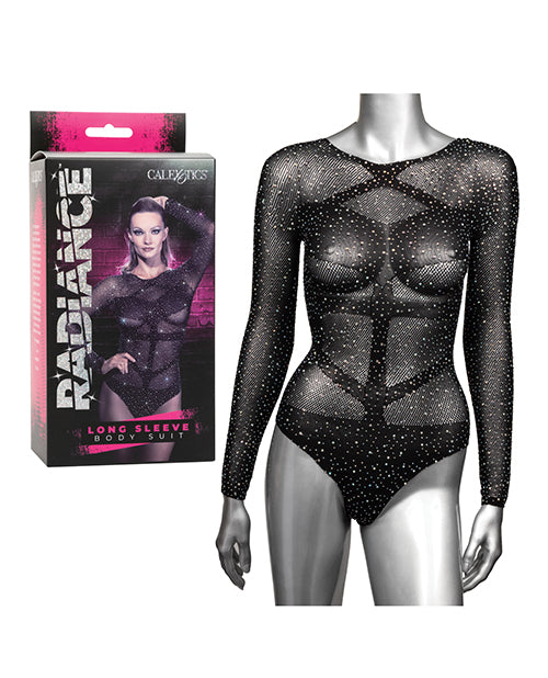 Radiance Rhinestone Mesh Body Suit Product Image.