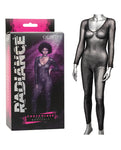 Radiance Black Crotchless Full Body Suit