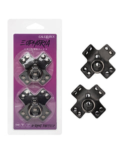 Euphoria O-Ring Black Pasties: Ignite Your Inner Seductress