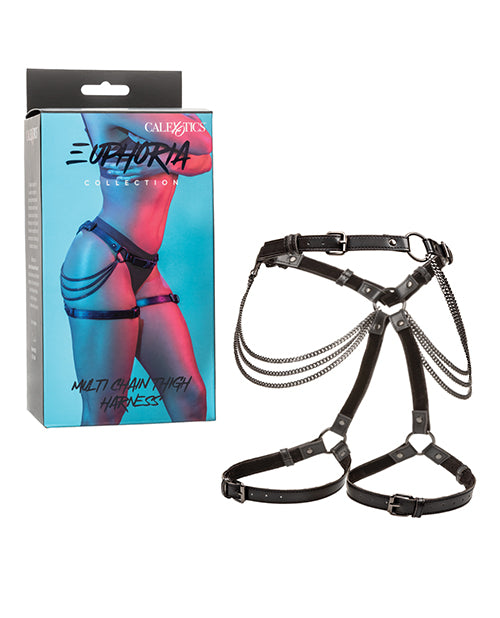 Euphoria Multi Chain Thigh Harness 🖤 - featured product image.