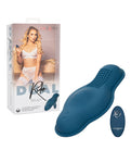 CalExotics Dual Rider Control remoto Bump &amp; Grind - Azul: Vibrador intenso de doble motor