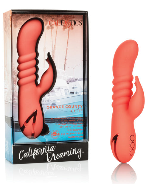 California Dreaming Orange County Cutie - Vibrador de punto G de empuje Product Image.