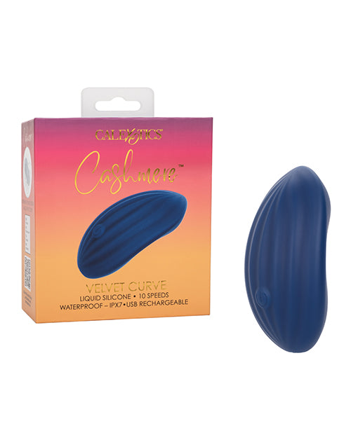 Cashmere Velvet Curve: Luxury Handheld Massager Product Image.