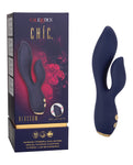 Chic Blossom Blue Dual Massager - Embrace Serenity and Desire