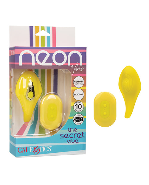 Neon Vibes Secret Vibe: Yellow - Ultimate Pleasure Companion Product Image.