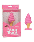 Naughty Bits Yum Bum Ice Cream Cone Butt Plug in Pink