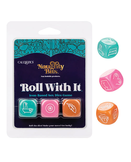 Naughty Bits Roll With It Juego de dados sexuales Product Image.