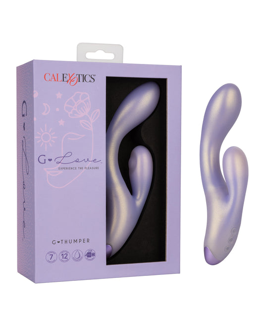 G-Love G-Thumper Dual Stimulating Massager in Sensational Purple - featured product image.