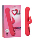 Throb Flutter - Pink: The Elegant Dual Stimulator Massager for Ultimate Ecstasy