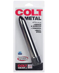 COLT Vibrador de metal plateado de 7"