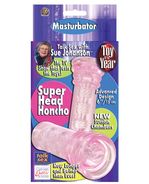 Sue Johanson Super Head Honcho en rosa: la máxima experiencia de placer Product Image.