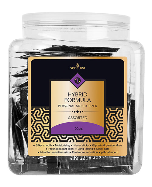 SENSUVA Hybrid Water-Based Personal Moisturizer Tub Product Image.