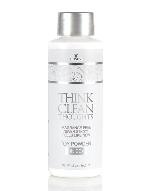 Shop for the Sensuva Think Clean Thoughts Toy Powder - 2 oz 🌟 at My Ruby Lips
