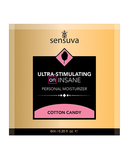 ON Insane Ultra Stimulating Cotton Candy Personal Moisturizer - 6 ml Packet - featured product image.