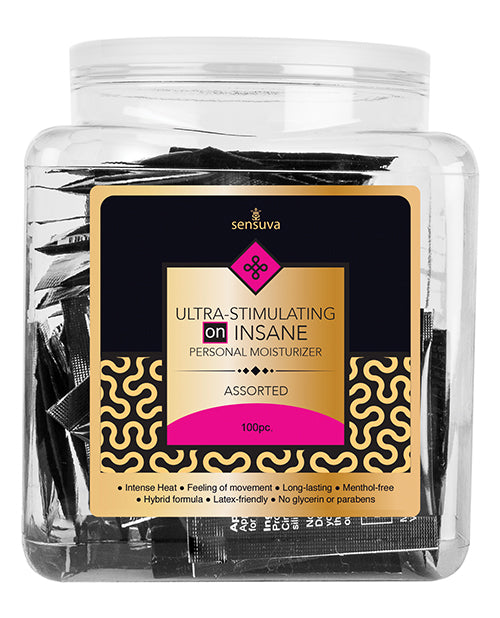 ON INSANE Ultra Stimulating Personal Moisturizer Tub - 100 Flavours of Pleasure - featured product image.