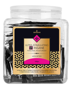 ON INSANE Ultra Stimulating Personal Moisturizer Tub - 100 Flavours of Pleasure