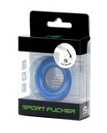 Sport Fucker Silicone The Wedge - Black Cock Ring