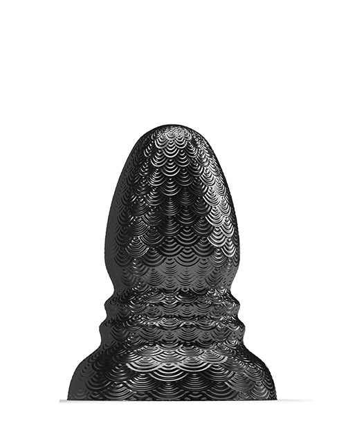 665 Stretch'r Ripple Butt Plug in Black Metallic: Your Perfect Pleasure Companion - featured product image.