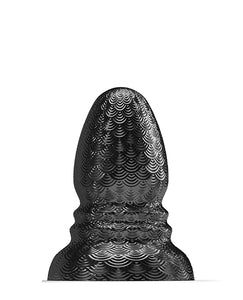 665 Stretch'r Ripple Butt Plug in Black Metallic: Your Perfect Pleasure Companion