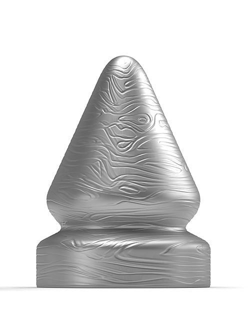 Intense Stimulation XL Gun Metal Butt Plug by 665 Stretch'r Sirup Product Image.