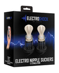 Clear Electroshock Nipple Suckers: Customisable Electric Stimulation