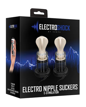 Chupadores de pezones transparentes con electroshock: estimulación eléctrica personalizable - Featured Product Image