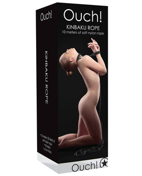 Shots Ouch Kinbaku Rope: Máxima sujeción sensual - Cordón BDSM de nailon duradero de 10 m - Featured Product Image