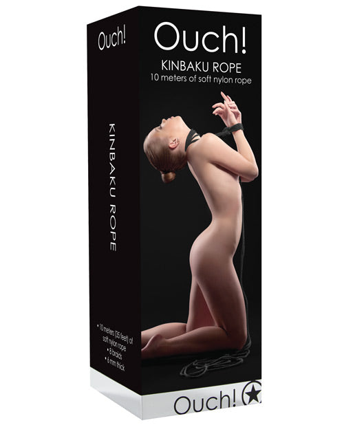 Shots Ouch Kinbaku Rope: Máxima sujeción sensual - Cordón BDSM de nailon duradero de 10 m Product Image.