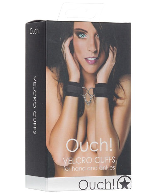 Shots Ouch Black Velcro Hand/Ankle Cuffs: Versatile, Comfortable, Durable - featured product image.
