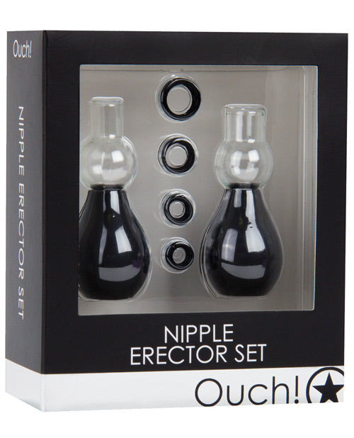 Shots Ouch Nipple Erector Set: Enhance Sensitivity & Firmness Product Image.