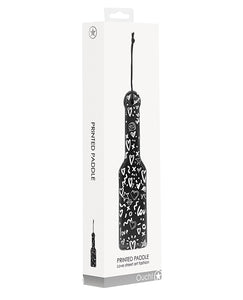 Shots Ouch Love Street Art Fashion Leather Paddle