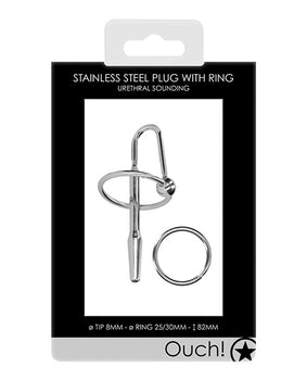 Intense Pleasure Metal Urethral Sounding Plug - Featured Product Image