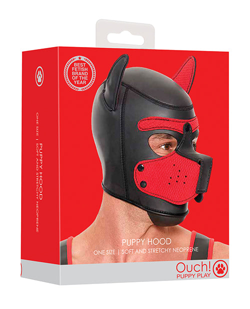 Shots Ouch Puppy Play Hood: Embrace Playful Puppy Roleplay - featured product image.