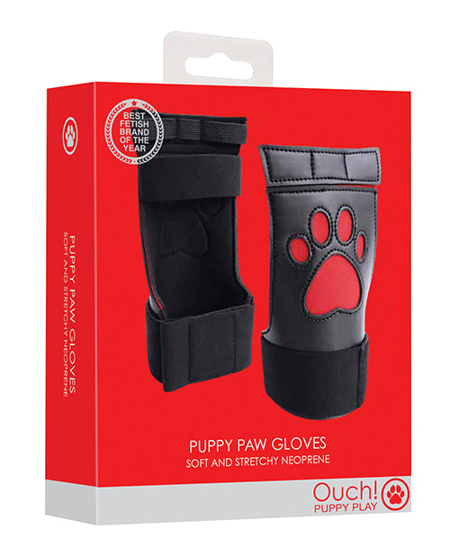 Shots Ouch Puppy Play Paw Cut-out Gloves - featured product image.