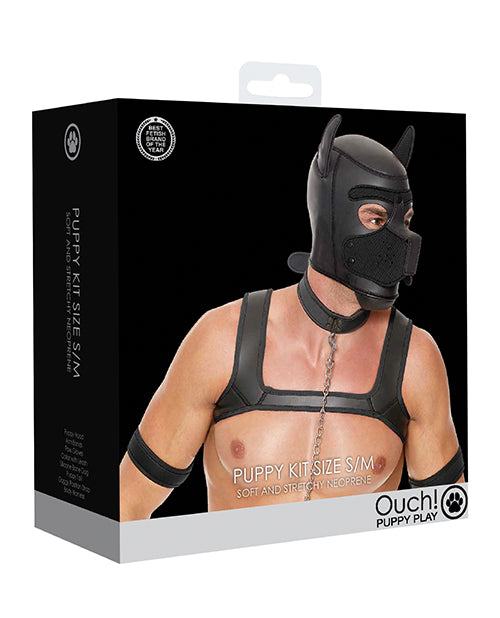 Shots Ouch Puppy Play Kit in Black: Unleash Your Imagination - featured product image.