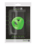 Glow-In-The-Dark Cock Ring & Ball Strap by Shots Ouch!