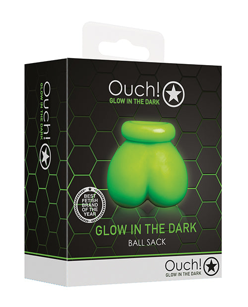 Glow in the Dark Bondage Ball Sack Product Image.