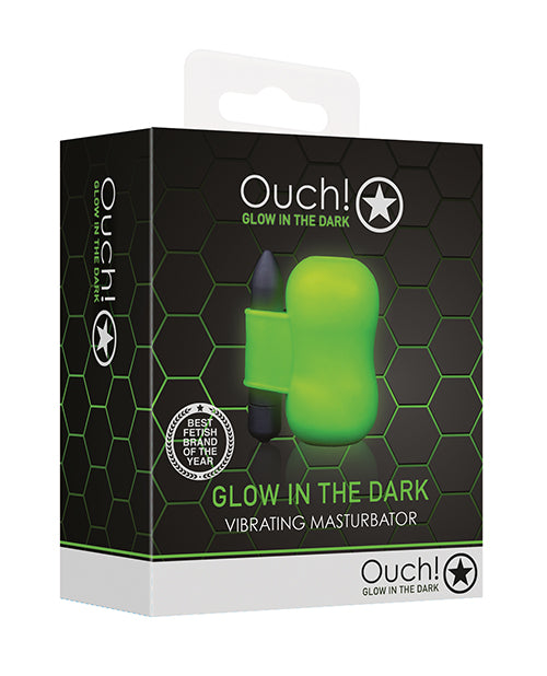 Shots Ouch Glow-in-the-Dark Vibrating Masturbator - featured product image.