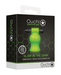 Ouch! Glow in the Dark Vibrating Head Masturbator with Bullet Vibrator